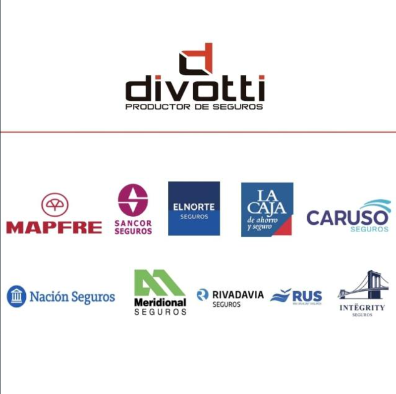 Logos de Divotti y compañías de seguros